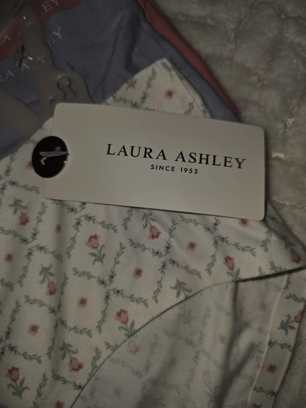 NWT Laura Ashley Cotton Blend Briefs - Pastel Floral & Solids
